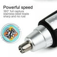 thumbnail image 3 of Nose Hair Trimmer for Men, Electric Nose and Ear Hair Trimmer, with 360?Rotating Painless Dual Edge Blades, Battery Operated, 3 of 7