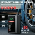 thumbnail image 3 of Jump Starter with Air Compressor, GOOLOO A1 2000A Portable Car Battery Jump Box(7.0L Gas/5.5L Diesel) with 150PSI Cordless Auto-Shutoff Tire Inflator, 12V Auto Lithium Battery Booster with Air Pump, 3 of 8