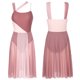 thumbnail image 3 of Vestido de leotardo de Ballet para mujer, vestido profesional sin mangas con tutú de bailarina, traje de baile contemporáneo moderno lírico, 3 of 5