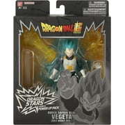 Dragon Stars Series - Dragon Ball Super - Super Saiyan Blue Vegeta, Power Up Pack 6.5 Action Figure Set