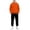 Orange1, variant on Timegard Toddler Clothes Boys Girls Sweatsuit Kids Fall Winter Casual Comfy Workout Sets Hoodies Joggers Outfits