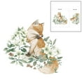 thumbnail image 3 of Removable Wall Stickers Nursery Decor Woodland Fox Flowers Kids Room Decor DIY, 3 of 5