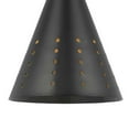thumbnail image 4 of Jep 6 Inch Modern Pendent Light, Round Metal Shade, Oil Rubbed Dark Tone- Saltoro Sherpi, 4 of 5