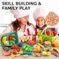 thumbnail image 4 of Set de comida Pretend Play Kidsciety, 85 piezas, con 2 cestas para niños, 4 of 6