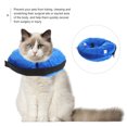 thumbnail image 4 of MasteelfCA Inflatable Pet Supplies Cat Dog Recovery Wound Healing Protective Collar Anti-bite PVC Comfortable Collar - Size M (Blue), 4 of 8