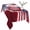 Red, White, Blue, variant on 250th Anniversary Table Cloth Waterproof Tablecloths, Independence Day American Flag Eagle Tablecloth Dining Table Cover for Kitchen Party Tabletop Outdoor, Rectangle Tablecloth 52x70 Inch
