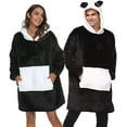 thumbnail image 6 of Très Chic Mailanda Panda Wearable Blanket Hoodie for Adult Hoodie Blanket Sweatshirt for Women and Men, 6 of 7