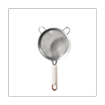 thumbnail image 1 of Stainless Steel Colander Household Kitchen Deep-Fried Hot Dumpling Spoon Filter Mesh Super Fine White, 1 of 8