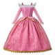 thumbnail image 5 of Vestido de la Bella Durmiente Aurora para niñas, manga larga, hombros descubiertos, bata de encaje, hermoso regalo de Navidad para niños, elegantes trajes de fiesta de princesa, 5 of 5