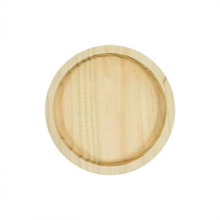 

Wooden Serving Tray Dessert Dish Moon Sun Shape Party Supplies 2