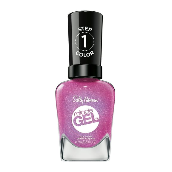 Sally Hansen Miracle Gel Nail Polish, Quartz and Kisses, 0.50 fl oz, No UV Lamp Needed, Long Lasting