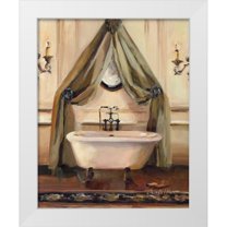 Hageman, Marilyn 26x32 White Modern Wood Framed Museum Art Print Titled - Classical Bath II - Wag