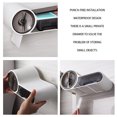 thumbnail image 4 of Monstrate Soporte de pared de papel higiénico para baño, caja de pañuelos de papel, dispensador de plástico para inodoro, rollo de papel Juegos de accesorios de baño, 4 of 6