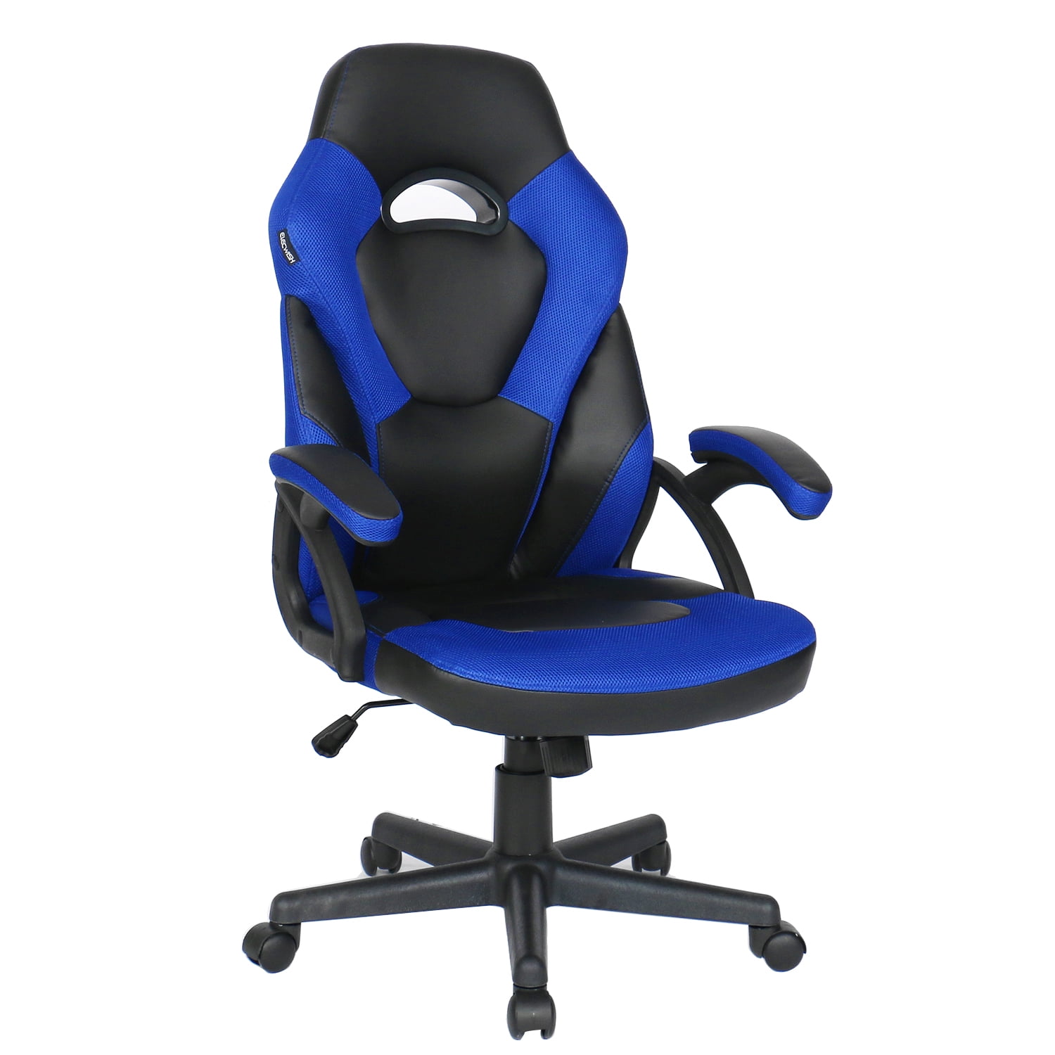 ELECWISH Office Chair Leather Computer Gaming Chair High Back Ergonomic ...