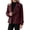 Wine, variant on Enjoytime Jackets for Women Lapel Double Breasted Long Sleeve Cropped Coat Fashion Cozy Business Casual Fall Winter Outerwear