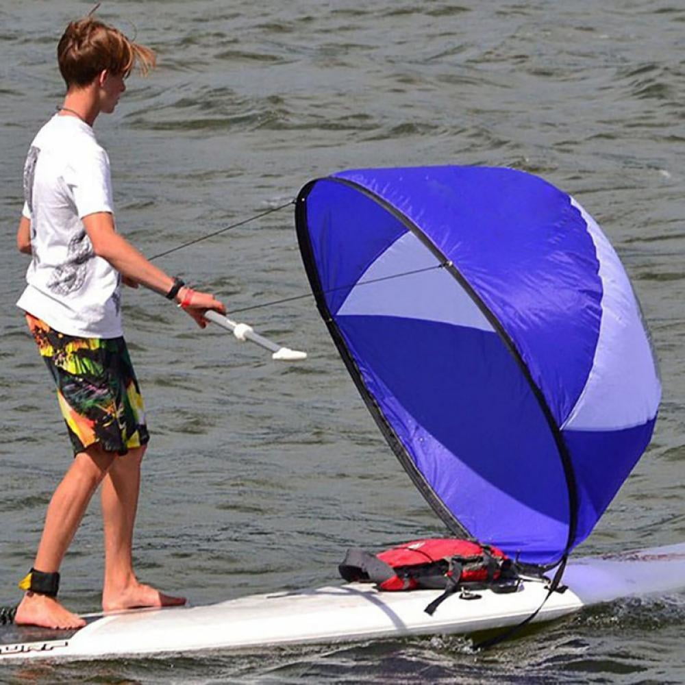 Foldable Durable Kayak Boat Wind Sail Sup Paddle Board Sailing Canoe