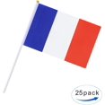 thumbnail image 4 of 25 Pack Hand Held Small Mini Flag French, 4 of 4