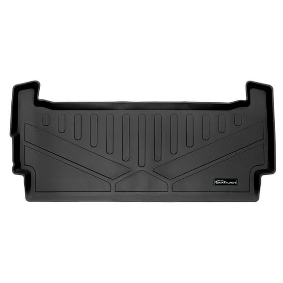 SMARTLINER All Weather Custom Fit Black Cargo Liner Behind the 3rd Row Compatible With 2022-2024 Rivian R1S SUV (Only Fits 7 Passenger Models)
