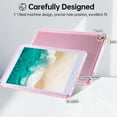thumbnail image 3 of Dteck Case for iPad 9th 8th 7th Generation 10.2 inch '2021/2020/2019)(,Shockproof 3-Layer Protection TPU+PC Case Back Cover for iPad 10.2" 7th/8th/9th Gen,Pink, 3 of 7