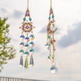 thumbnail image 3 of 2 Piezas AtrapasueñOs Colgante de Cristal Sol Luna Ventana Prismas Iris Vintage Campanas de Viento Colgante Atrapaluces DecoracióN de JardíN, 3 of 5