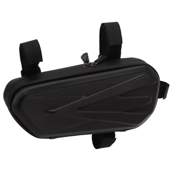 Bolsa de almacenamiento izquierda para motocicleta, bolsa triangular impermeable con bolsa lateral para motocicleta, bolsa triangular impermeable, diseño exquisito