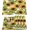 Sunflowers Theme, variant on Sunflowers Theme Placemats Set of 6 Rectangle Table Mats Washable Heat-Resistant Place Mat for Kitchen Dining Table Decor Indoor Outdoor