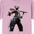 thumbnail image 7 of Suicide Squad: Kill the Justice League Harley Quinn Men's Pink Short Sleeve Crew Neck Tee-XXL, 7 of 7