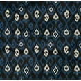thumbnail image 4 of oneOone Organic Cotton Poplin Twill Fabric Ogee & Paisley Ikat Print Fabric By Yard 42 Inch Wide, 4 of 4