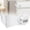 White, variant on olkpmnmk Household Cabinet Password Hasp Locks, Cabinet Locks with Combination, Cabinet Lock with Screws, Door Security Slide Latch for Small Barn Doors, Bathroom, Outdoor, Garden, Silver