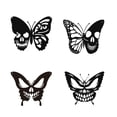 thumbnail image 2 of Billuyoard Impresionante y versátil arte de pared de metal con mariposas y calavera, opción de regalo, decoración del hogar Kits de decoración para fiestas A, 2 of 6