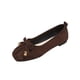thumbnail image 1 of Pantalones de Tamaño Más de las Mujeres Borla Bow Toe Zapatos Planos para las Mujeres, Transpirable Suela Suave Pisos Casuales con Acentos de Cuentas, 1 of 9