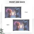 thumbnail image 2 of Hirioo Dreamy Forest Elf for Paper Reusable Cosmetic Bag Zipper Encouragement Travel Pouch Toiletry Bag for Women Girls, 2 of 7