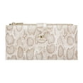thumbnail image 6 of Daisy Rose Unisex Modern Card Wallet, Cream Snake, 6 of 7