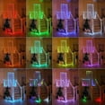 thumbnail image 5 of Guirnalda de luces de hadas, 66 pies, 200 luces LED que cambian de color con temporizador remoto, luces navideñas únicas durante todo el año, luz centelleante para Halloween, interior, exterior, dormi, 5 of 5