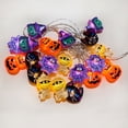 thumbnail image 4 of Transemion Brighten Up Halloween With Pumpkin Light String Displays Waterproof And Sunscreen Plastic Mixed 2, 4 of 6