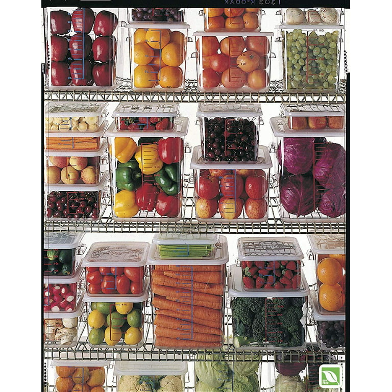 Universal CL-22L - Food Storage Container Square Clear 22 L