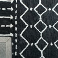 thumbnail image 6 of SAFAVIEH Himalaya Darin Geometric Wool Area Rug, Dark Grey/Ivory, 5' x 8', 6 of 10