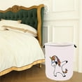 thumbnail image 7 of ZUEXT Waterproof Collapsible Laundry Basket, Unicorn, 7 of 7