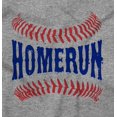 thumbnail image 2 of Sports Fan Baseball Stitches Homerun Sweatshirt for Men or Women Brisco Brands L, 2 of 6