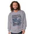 thumbnail image 5 of Smurf 80s Cartoon Kanji Cool Manga Sweatshirt for Men or Women Brisco Brands S, 5 of 6