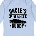 thumbnail image 4 of Inktastic Uncles Lil Racing Buddy Boys or Girls Long Sleeve Baby Bodysuit, 4 of 5