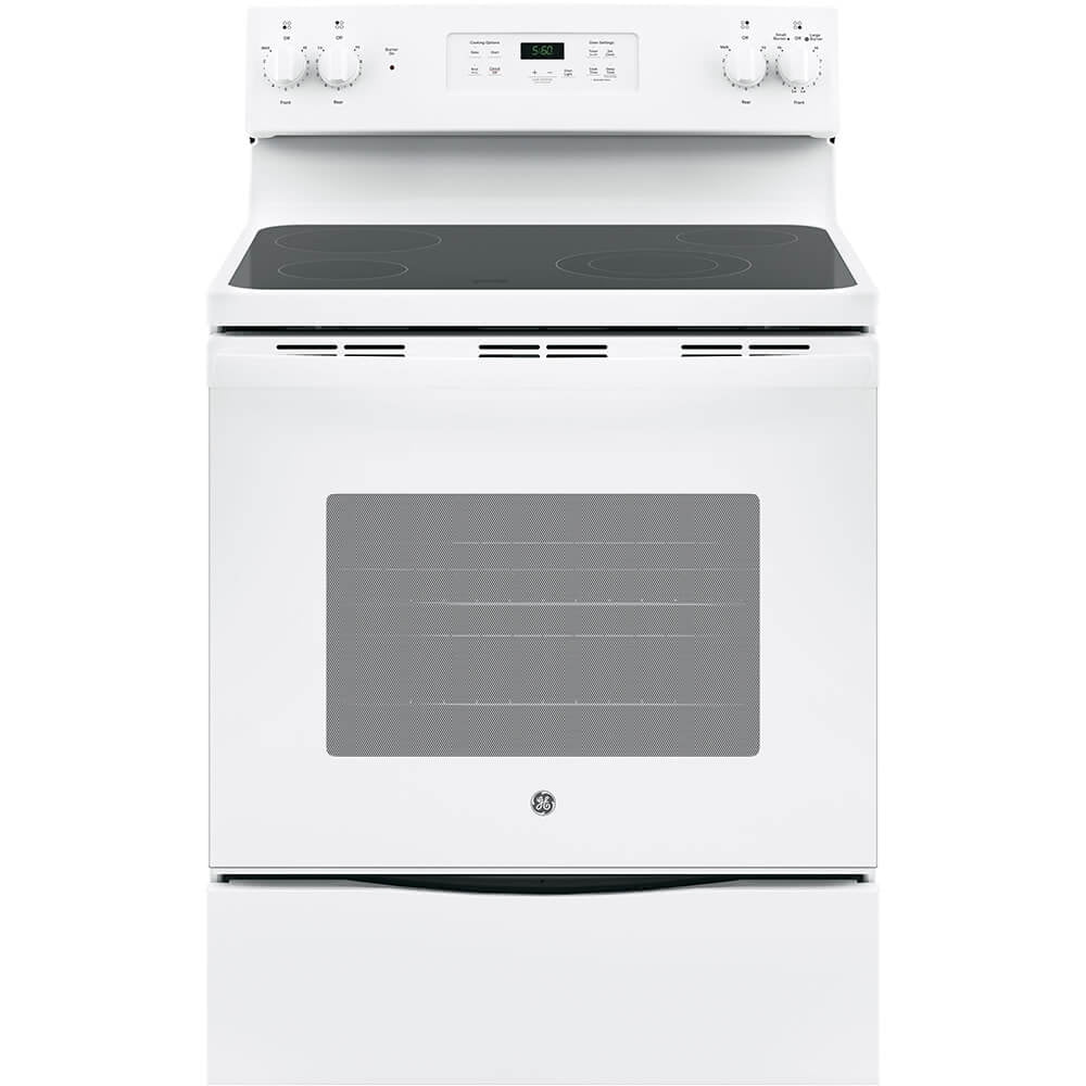 black flat top oven