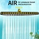 thumbnail image 5 of Cabezal de ducha de techo | Panel de gran tamaño de 14 pulgadas y alta presión | Boquilla giratoria ajustable | Potente caudal de agua | Construcción ABS duradera | Fácil instalación, ajuste, 5 of 8