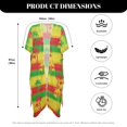 thumbnail image 5 of HELLHERO Tropical Palm Tree Kimono Swimsuit Cover Up Lightweight Breathable Beach Cardigan for Summer Vacation Resort Loose Flowy Women's Swimwear, 5 of 5