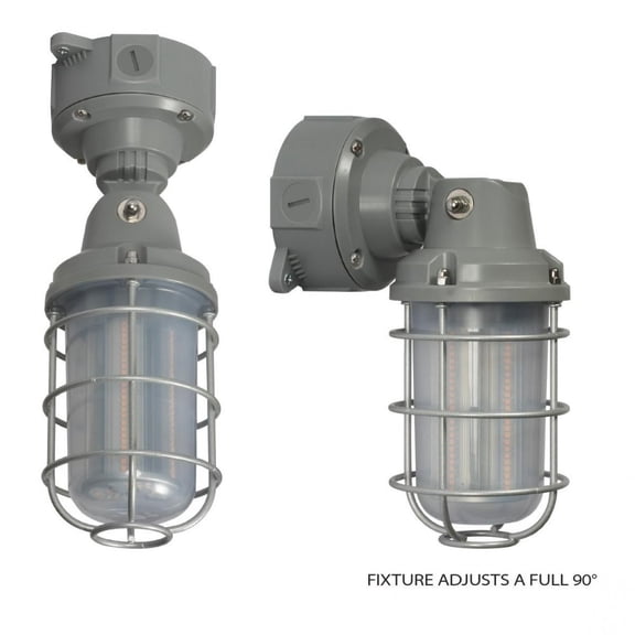 Nuvo Lighting - 20W 3000K 1 LED Outdoor Adjustable Vapor Light in Utility