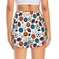 thumbnail image 4 of Goofa Color Balls Printed Women 2 in 1 Running Shorts,Quick Dry Athletic Workout Shorts,High Waisted Athletic Shorts with Liner Pockets-Large, 4 of 9