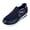 Blue, variant on HEWUQI Womens Wedge Platform Slip on Lightweight Knit Mesh Casual Walking Shoes Breathable Non Slip Fashion Tennis Running Sneakers Gray Size 8.5