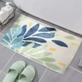 thumbnail image 5 of Hgallory Polyester Shower Bath Rug for Bathroom Toilet, Non-Slip Household Water Absorbent Floor Mats for Entrance Bedroom Kitchen, Abstract Modern Home Decor Doormats, 1PC, 16"x24", Blue, 5 of 7