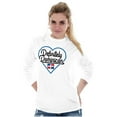 thumbnail image 4 of Definitely Dominican Cute Flag Love Women Plus Size Long Sleeve Graphic Tee Brisco Brands 2X, 4 of 5