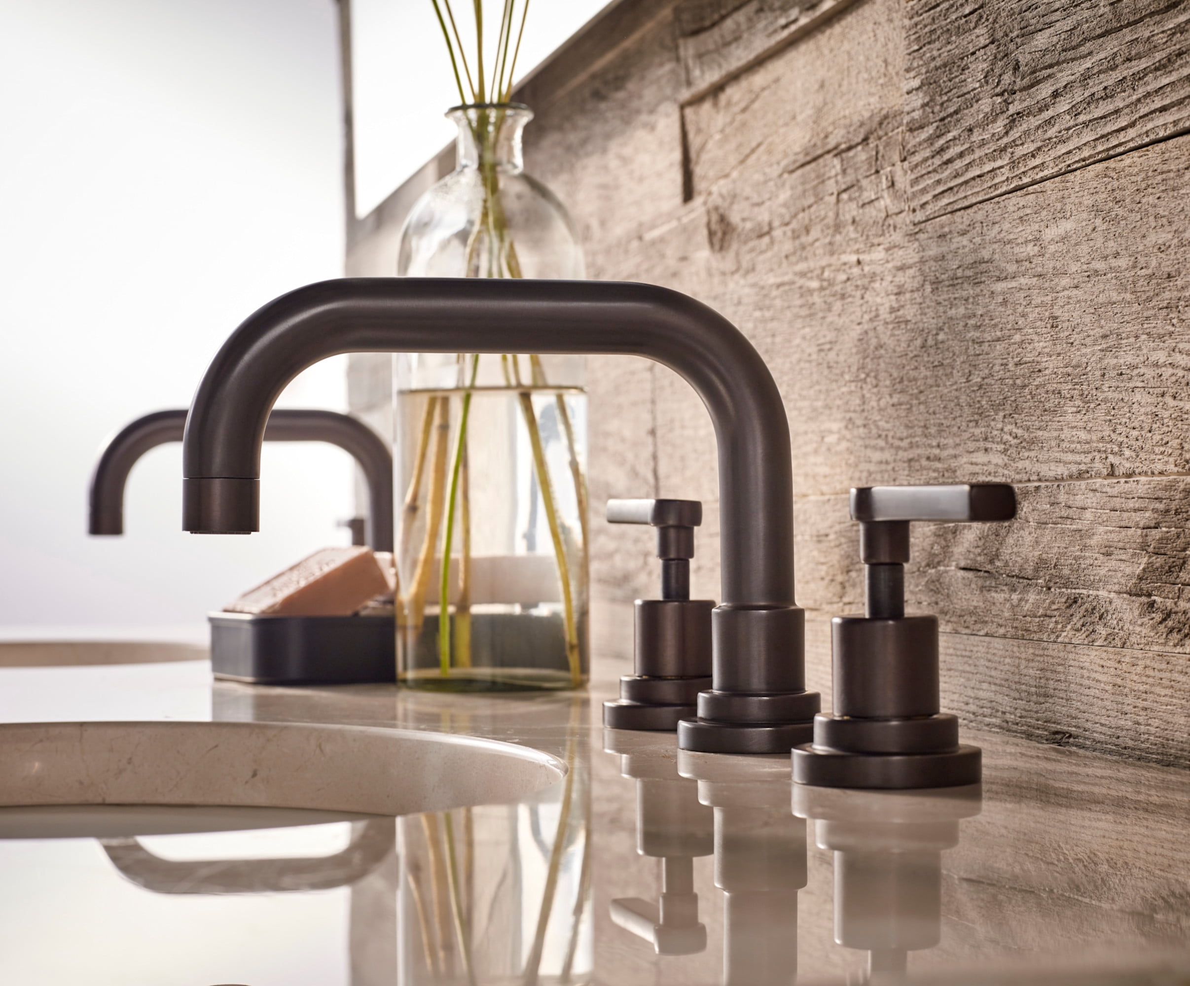 Rohl A2218LMPN-2 Lombardia 1.2 GPM Widespread Bathroom Faucet - Nickel